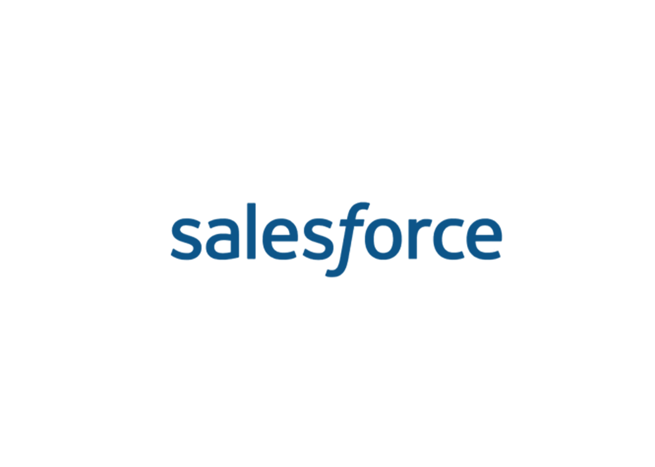 Salesforce White Logo