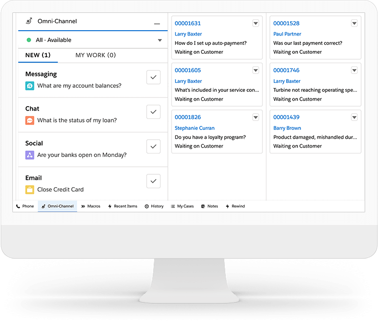 Salesforce Omni Channel Dashboard